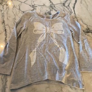 Kidtopia Sparkle Bow Long Sleeve Tee